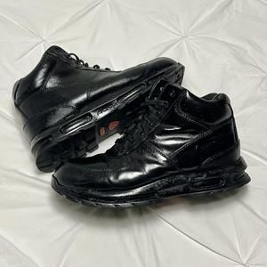 Nike Air Max Goadome ACG Triple Black Leather Boots Men's Size 12